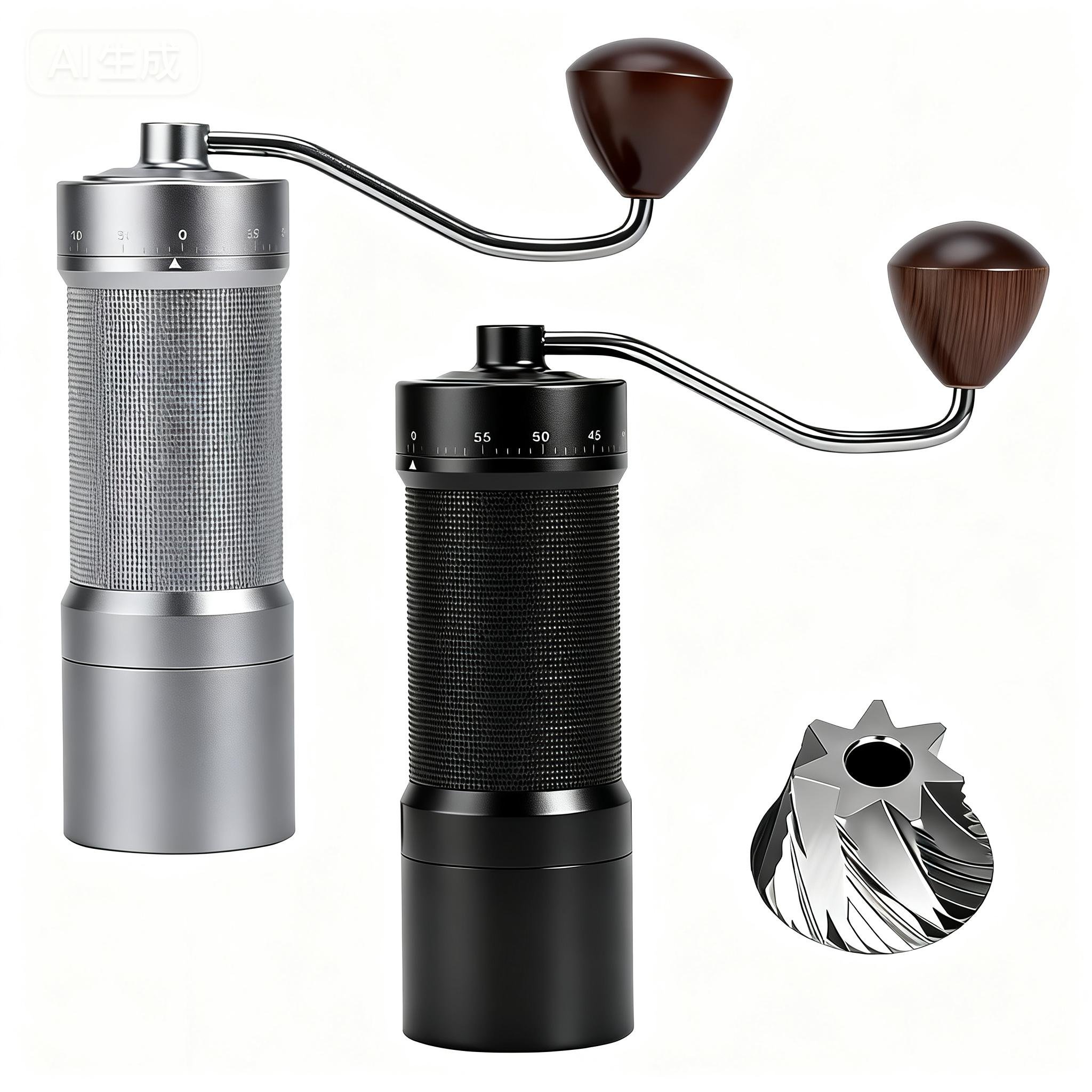 Coffee Grinder Burr - Magnetic Manual Hand Coffee Grinder with