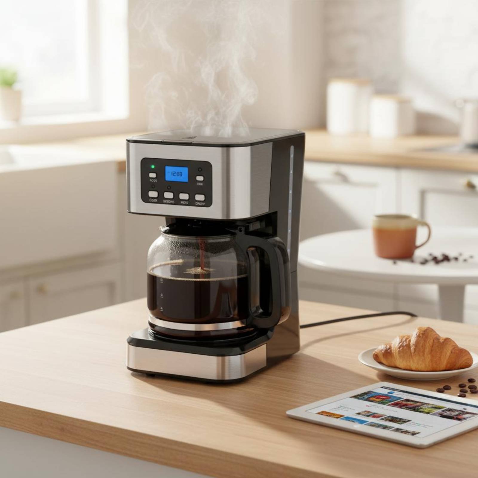 Kitchen Appliances Built In - Automatic Pour-over Coffee Machine 24-Hour Timer