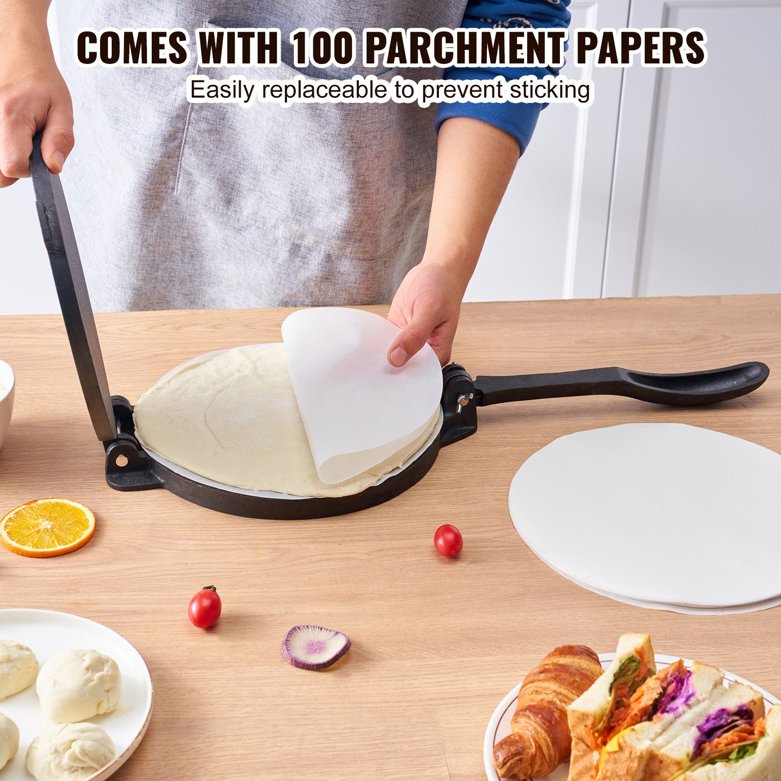 Tortilla Press Cast - Tortilla Press, 10 Inch Tortilla and