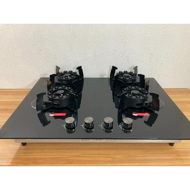 Kitchen Appliances Built In - 5.2KW Smart Built‑in Gas Hob Tempered
