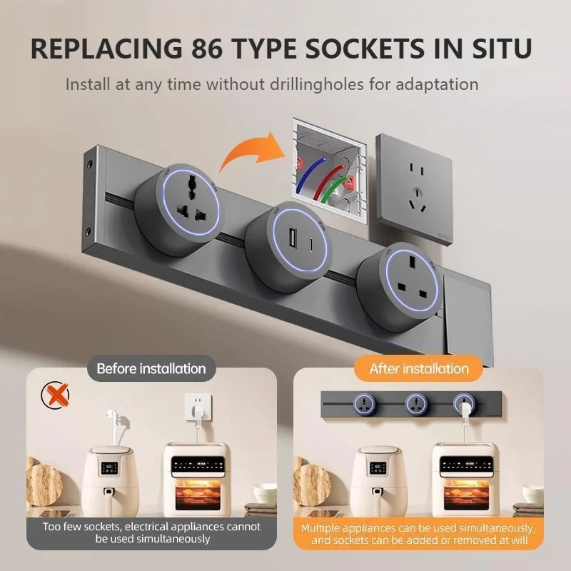 Track Socket With Switch High- - Kitchen Appliances Uk review and price