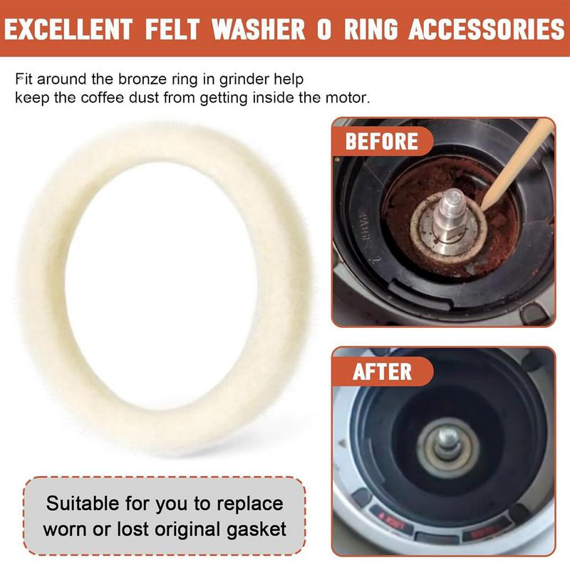 Felt Washer Lower Burr Coffee  - Coffee Grinder Burr review and price