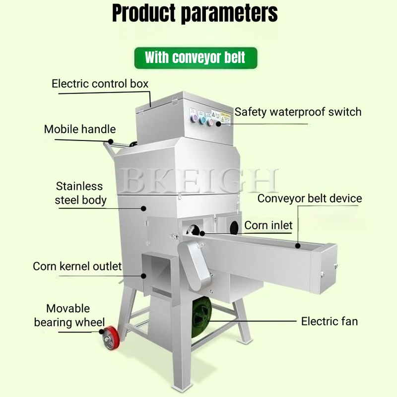 High-Speed Electric Corn Peele - Kitchen Appliances Youtube review and price