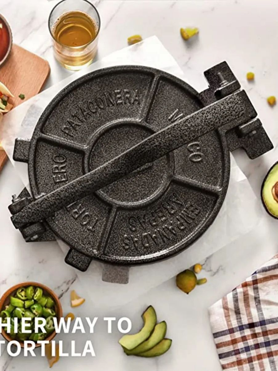 8 Inch Cast Iron Tortilla Pres - Tortilla Press Cast review and price