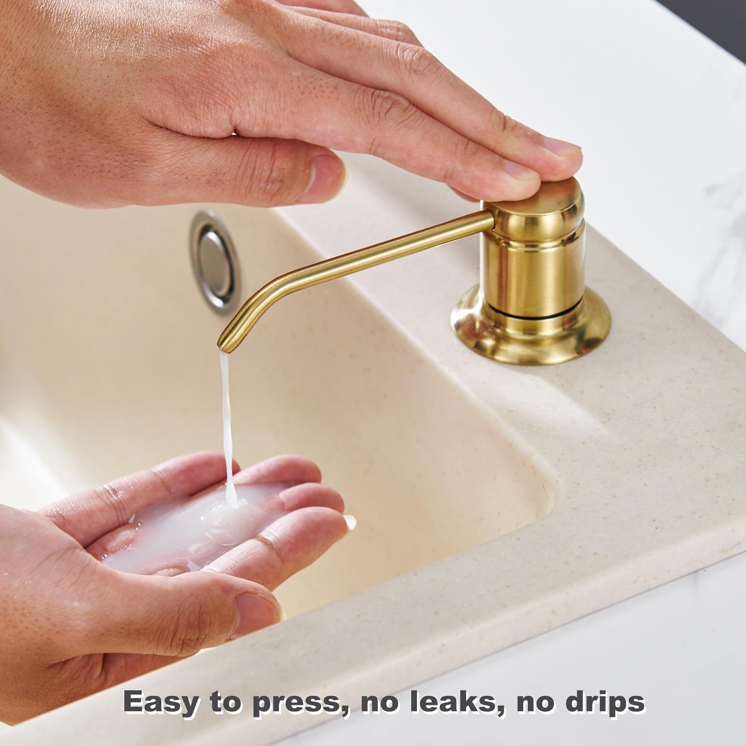 Brass Sink Soap Dispenser with - Kitchen Appliances Built In review and price